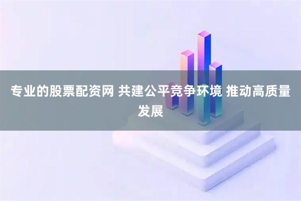 专业的股票配资网 共建公平竞争环境 推动高质量发展