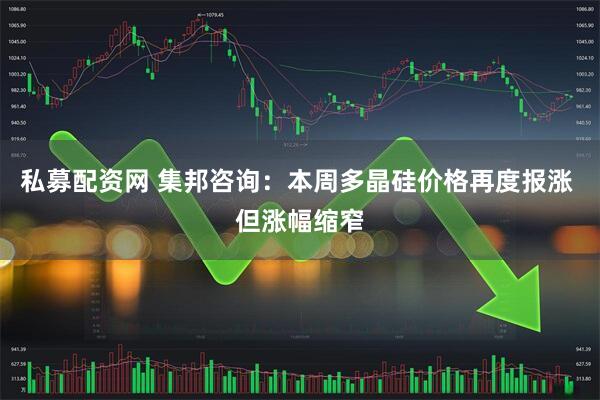 私募配资网 集邦咨询：本周多晶硅价格再度报涨 但涨幅缩窄